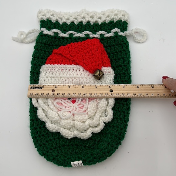 Handmade Crochet Christmas Gift Bag - Picture 15 of 15